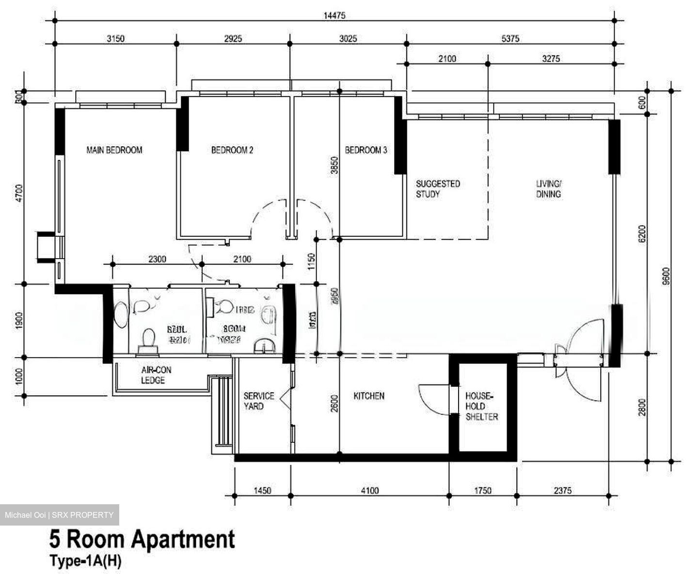 Blk 439B West Edge @ Bukit Batok (Bukit Batok), HDB 5 Rooms #632056691